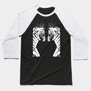 Tiger White Baseball T-Shirt